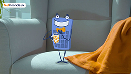 maskot kalkulacky na gauci
